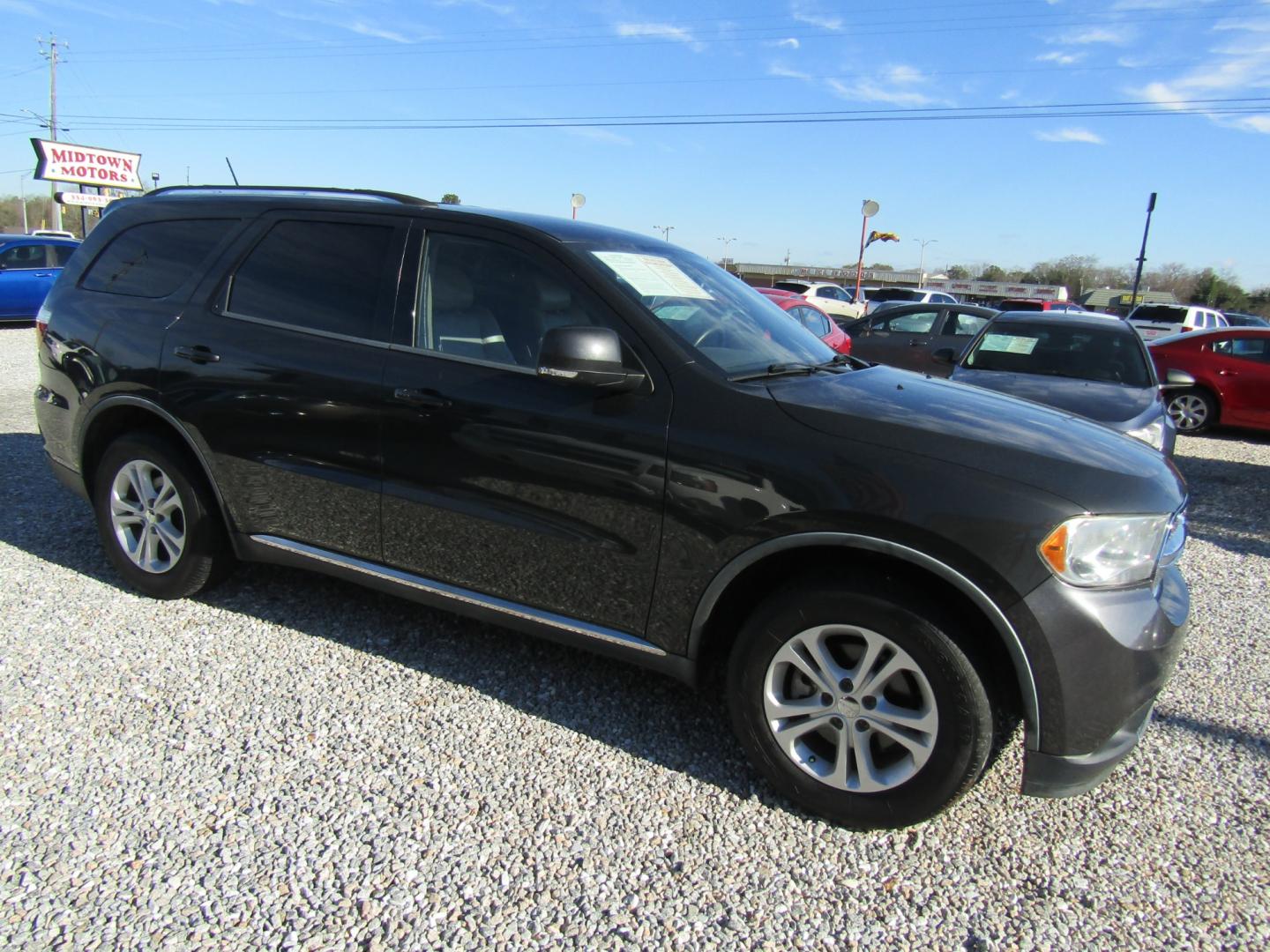 2011 Gray Dodge Durango Crew 2WD (1D4RD4GG3BC) with an 3.6L V6 DOHC 24V engine, Automatic transmission, located at 15016 S Hwy 231, Midland City, AL, 36350, (334) 983-3001, 31.306210, -85.495277 - Photo#0